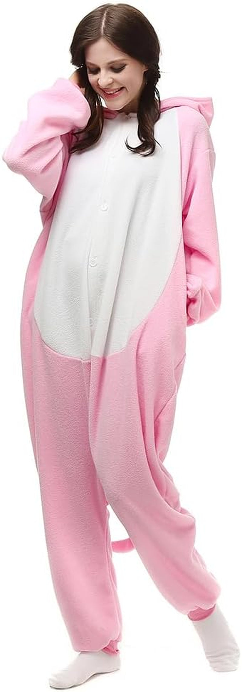 Adult Onesie Animal Pajamas Halloween Cosplay Costumes Party Wear Blue